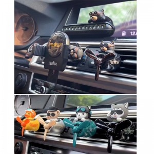 Автоматични аксесоари Интериорен парфюм дифузьор автомобил въздух освежител мечка пилотен аромат въздух освежител за автомобил за автомобил аромат въздух освежител